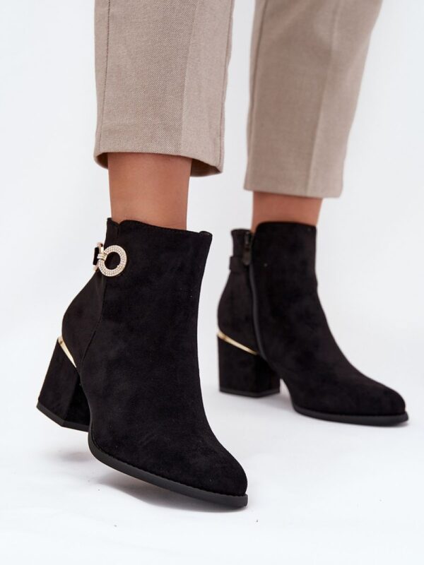 Botki Model Dorisse 0-610 Black - Step in style