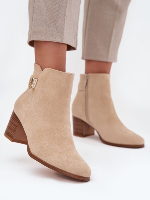 Botki Model Renora H0258 Beige - Step in style