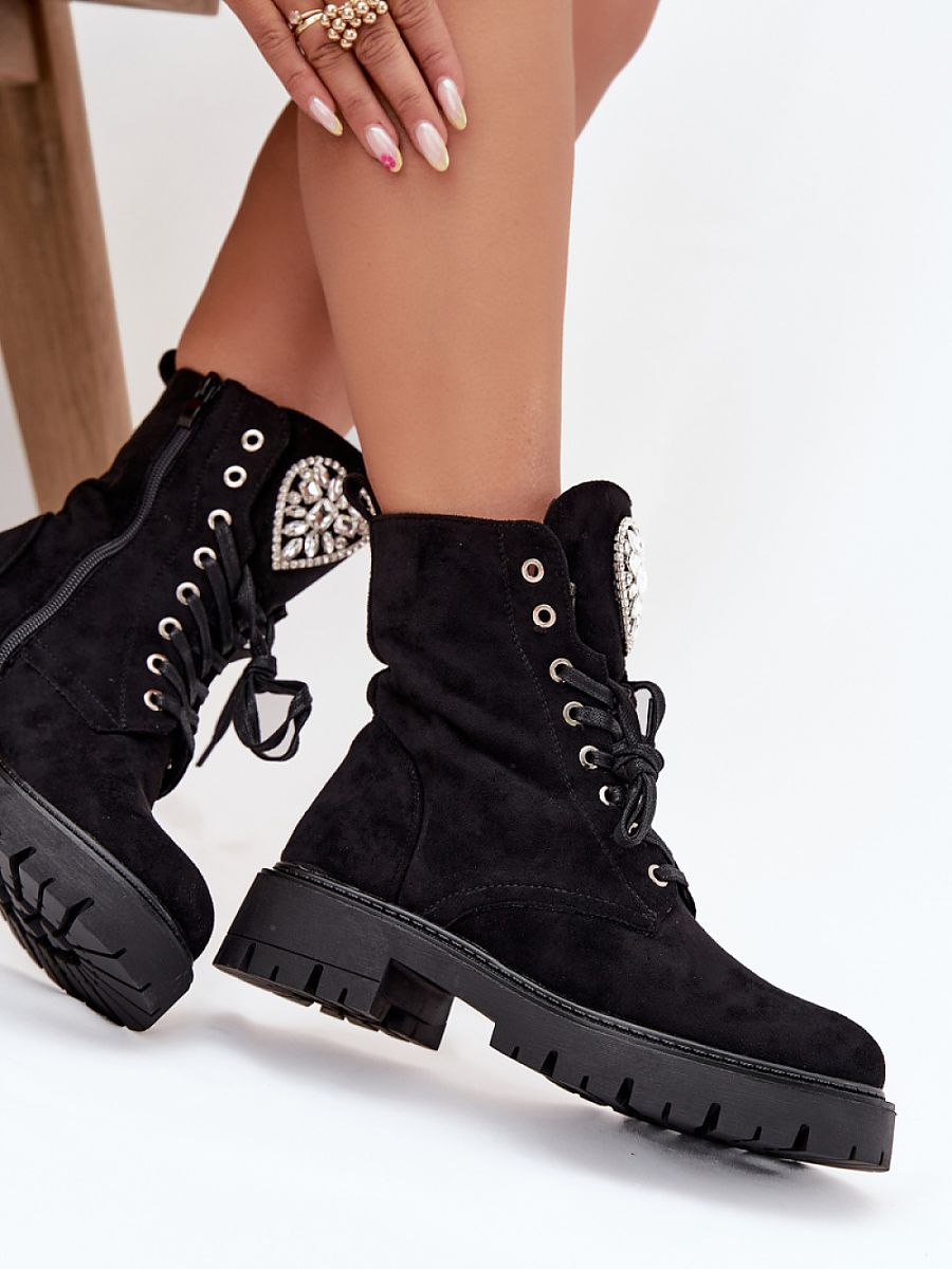 Workery Model Rosira DES837S Black Zamsz - Step in style - obrazek 3