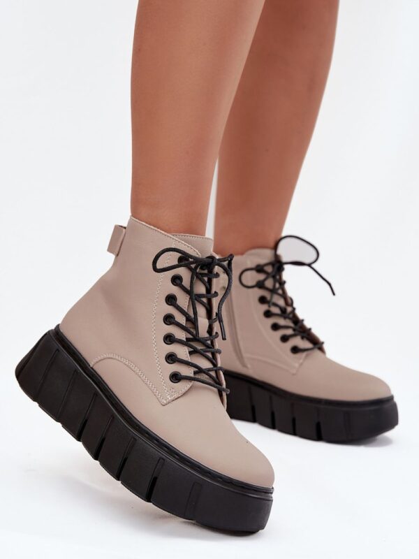 Botki Model Vinceza 66803 Beige - Step in style