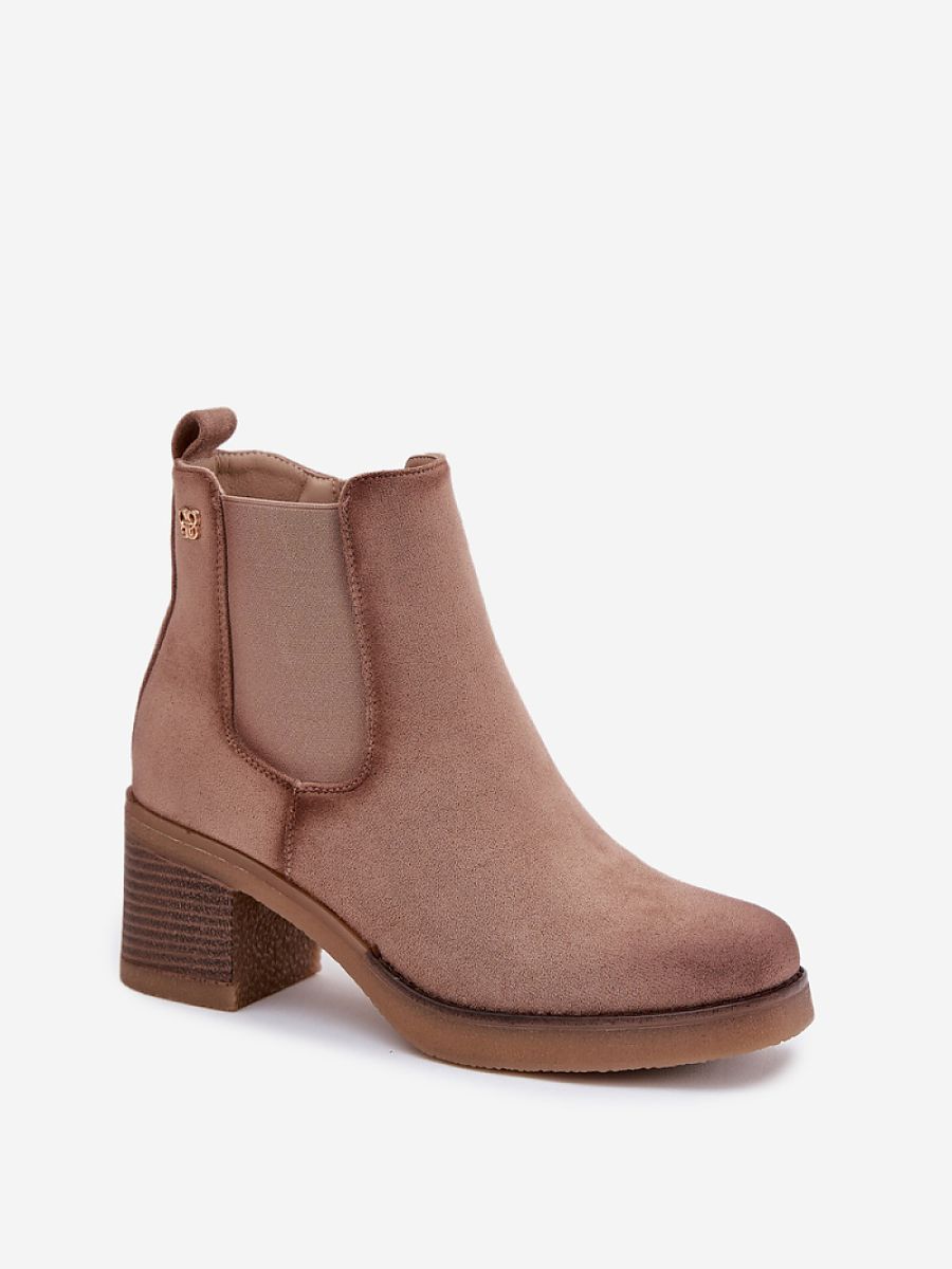 Sztyblety Model Zelia XJ-818A Beige - Step in style - obrazek 2