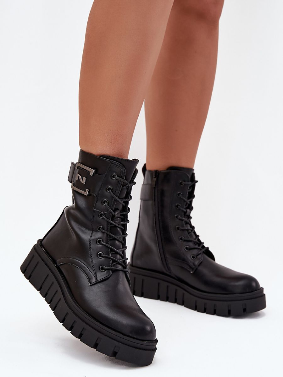 Botki Model Lyrana DA150P Black - Step in style