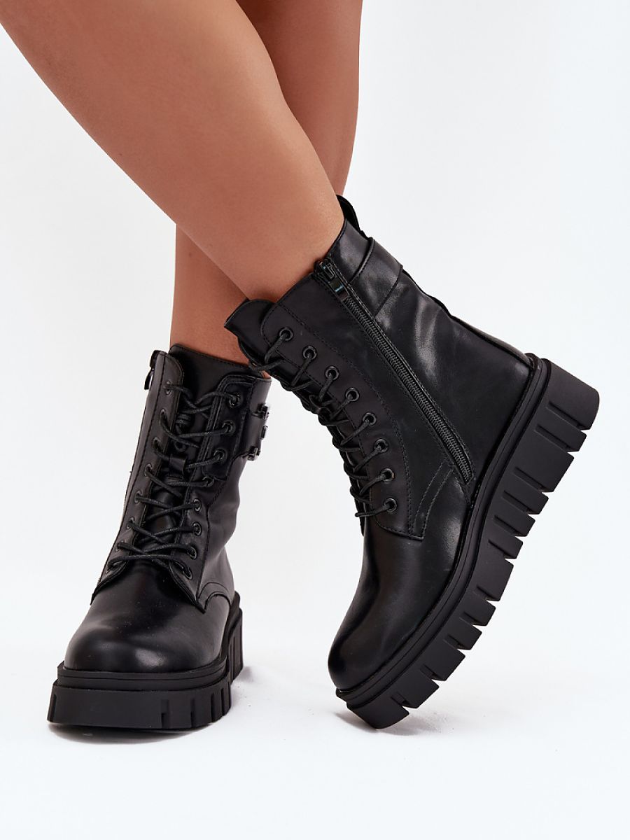 Botki Model Lyrana DA150P Black - Step in style - obrazek 3