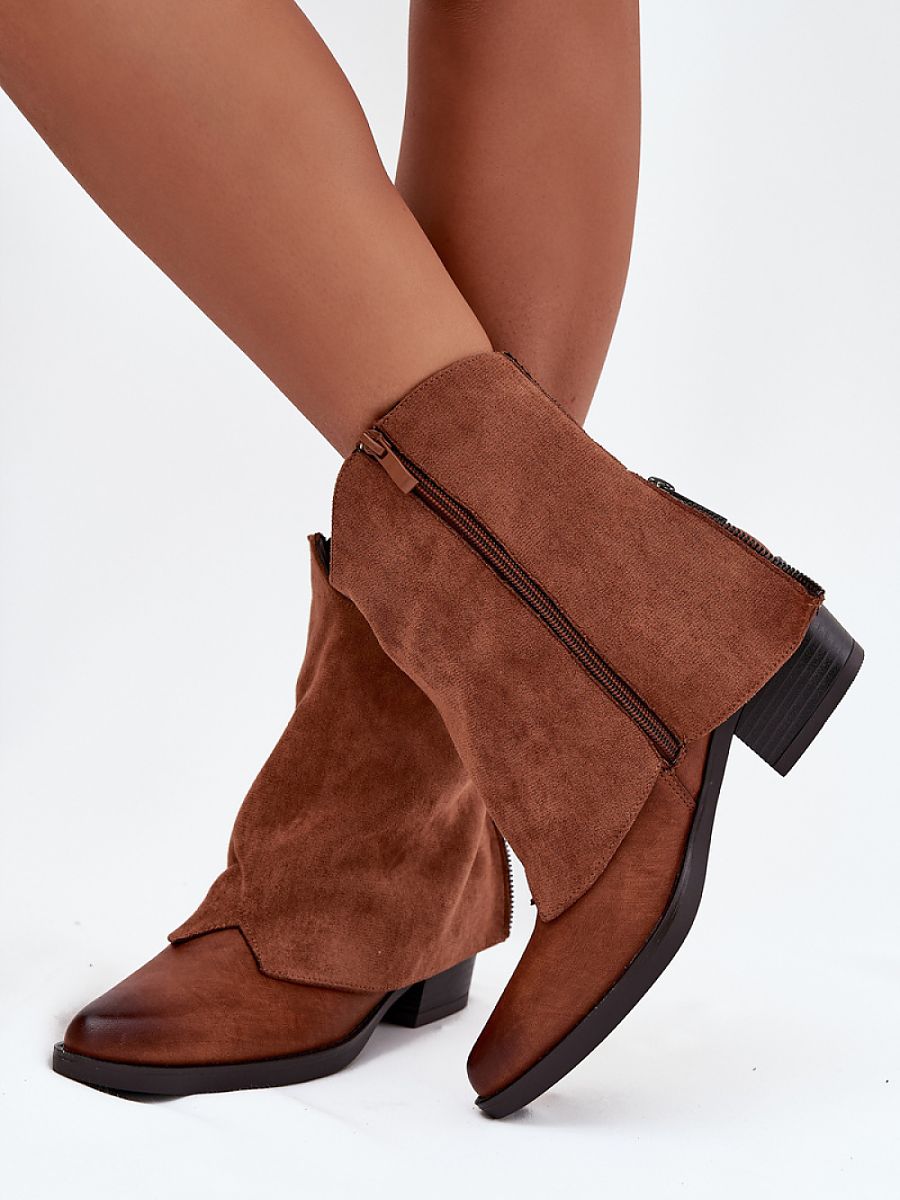 Botki Model Sylvette RMR2382-10 Camel - Step in style - obrazek 3