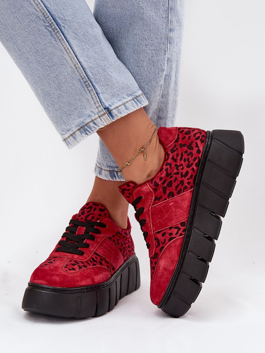 Buty Sportowe Model Vinceza 66841 Panterka Red - Step in style - obrazek 3