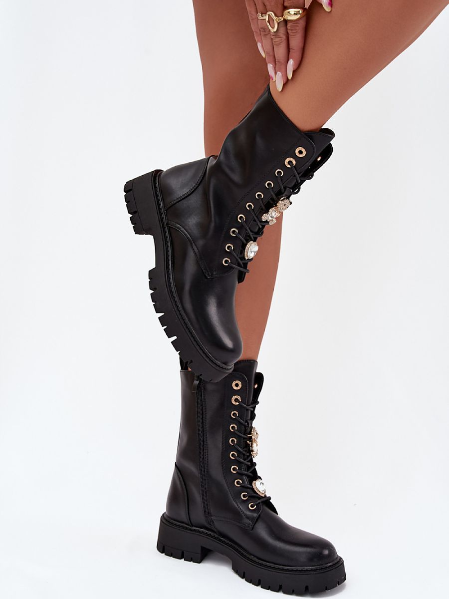 Workery Model Lomina DA157P Black - Step in style - obrazek 3