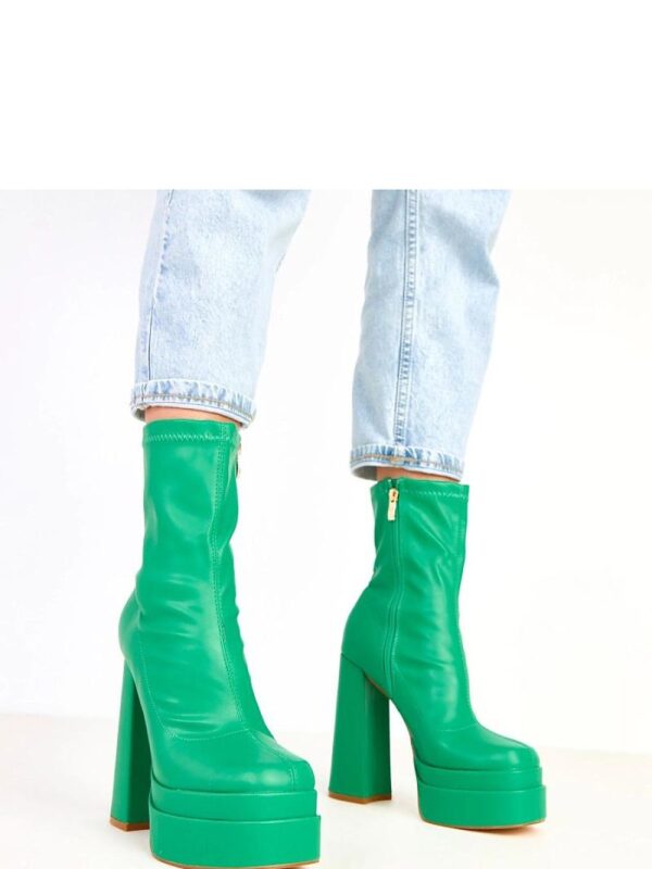 Botki Model Yasmin YES-222-1 Green - Solea