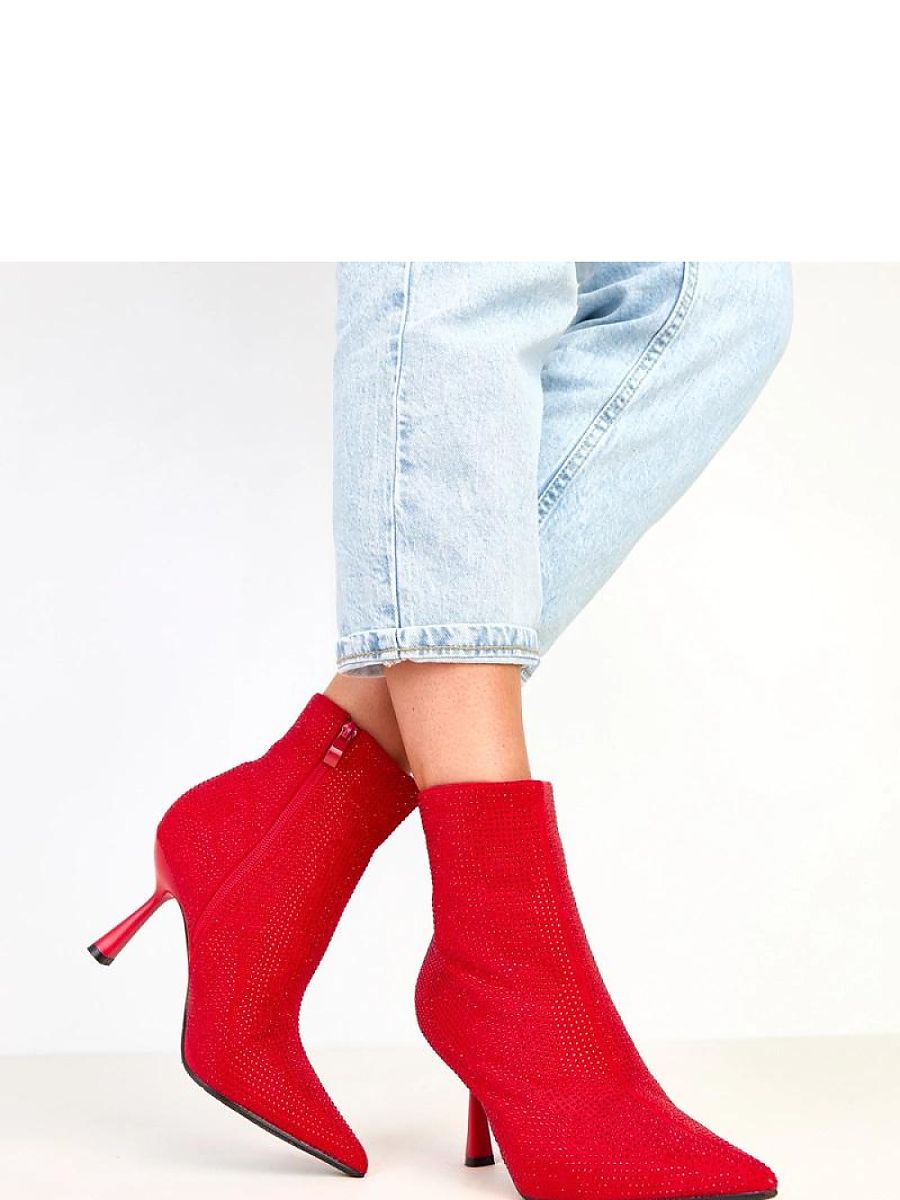 Botki Model Alica ZTZ-1 Red - Solea - obrazek 2