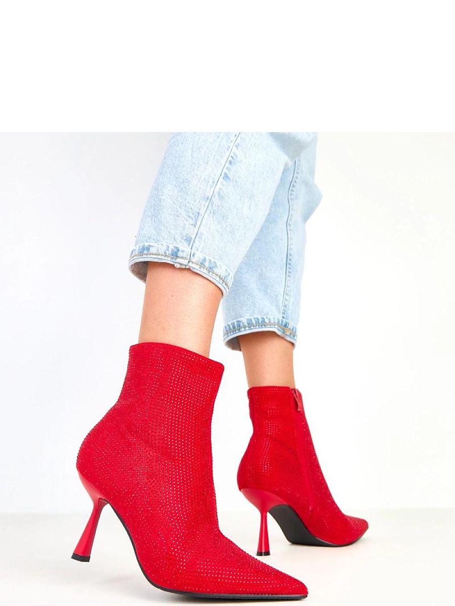 Botki Model Alica ZTZ-1 Red - Solea - obrazek 3
