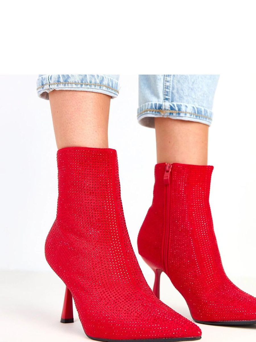Botki Model Alica ZTZ-1 Red - Solea - obrazek 4