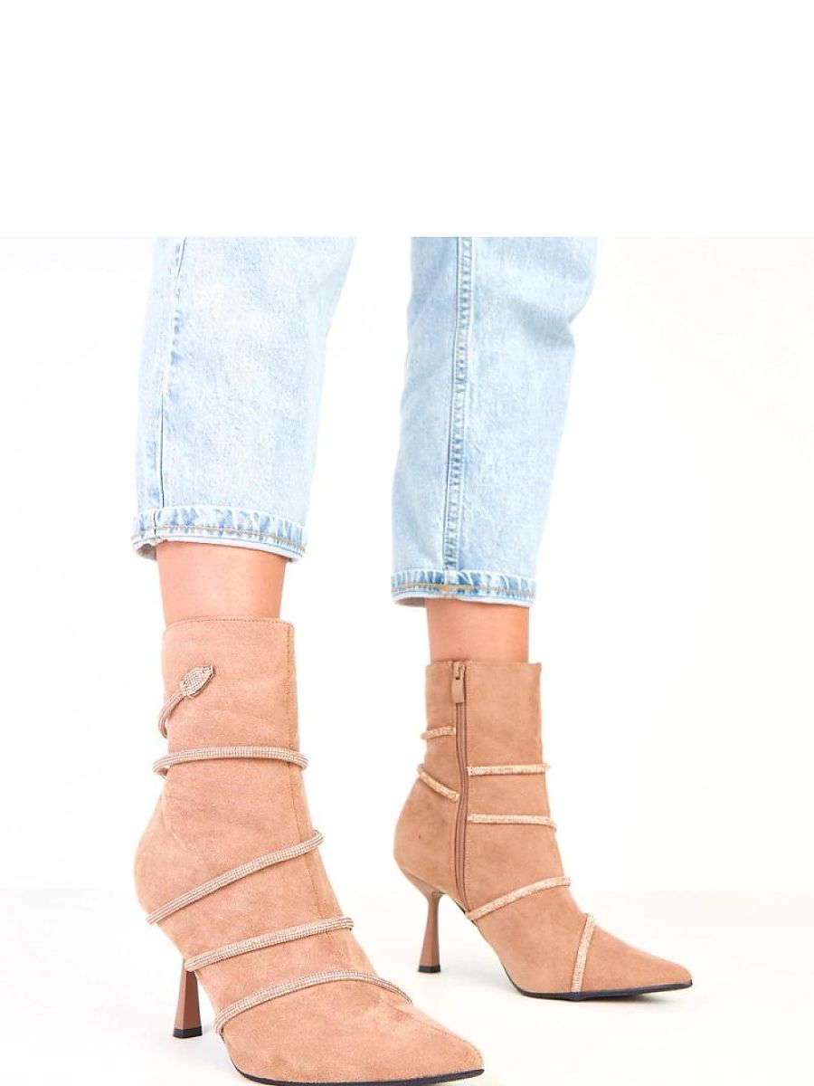 Botki Model Nethe ZTZ-3 Beige - Solea