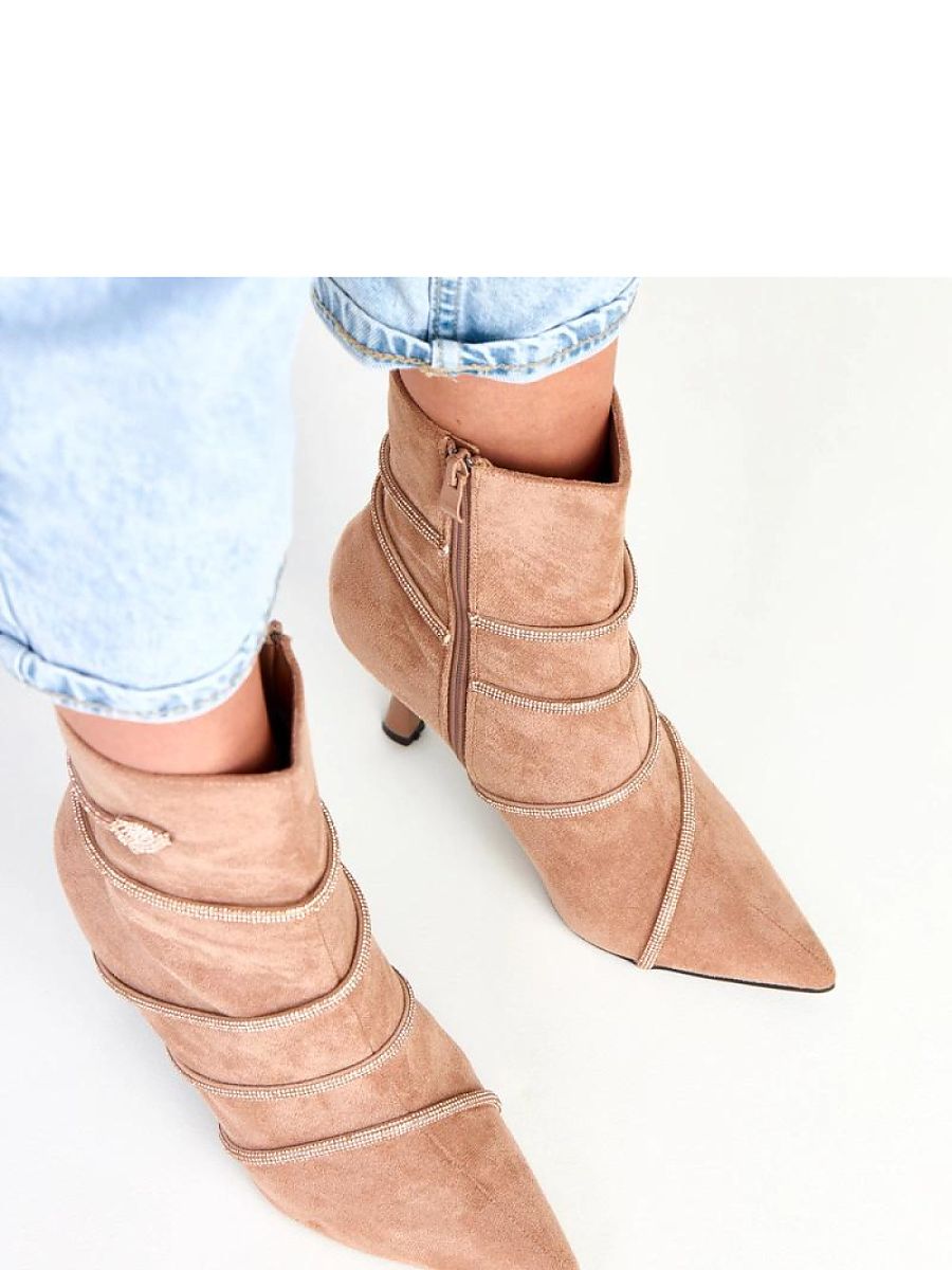 Botki Model Nethe ZTZ-3 Beige - Solea - obrazek 2