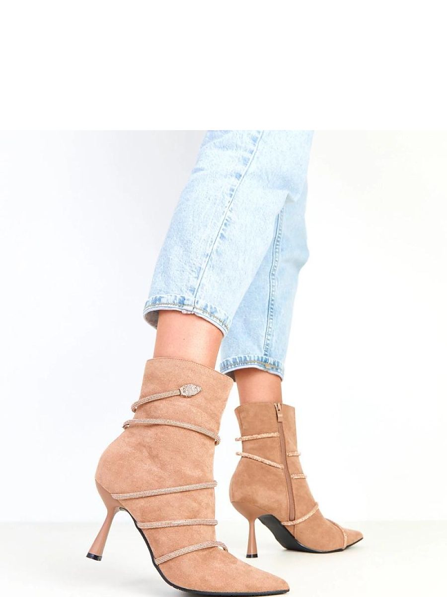 Botki Model Nethe ZTZ-3 Beige - Solea - obrazek 3