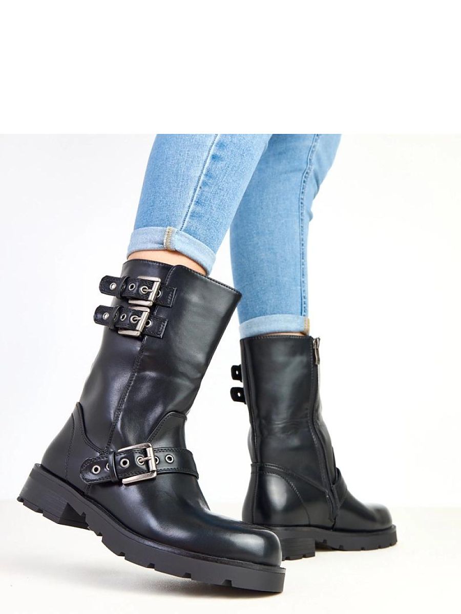 Botki Model Shalay K530 Black - Solea - obrazek 3