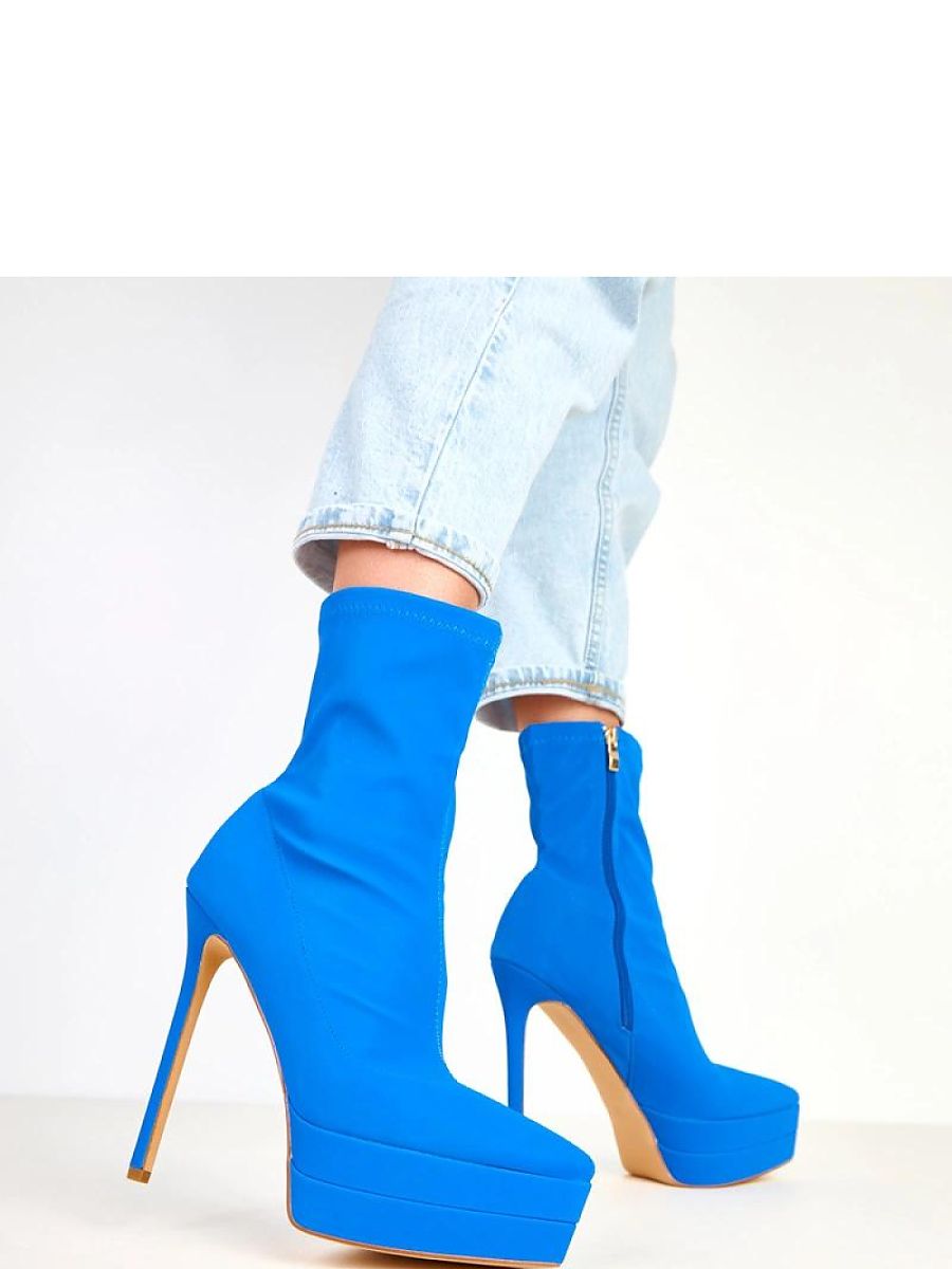 Botki Model Ramla YES-3858-1 Blue - Solea - obrazek 2