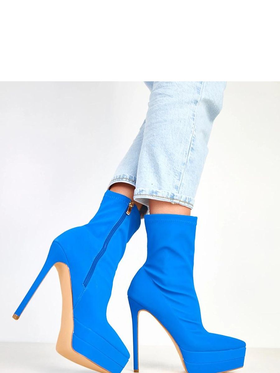 Botki Model Ramla YES-3858-1 Blue - Solea - obrazek 3