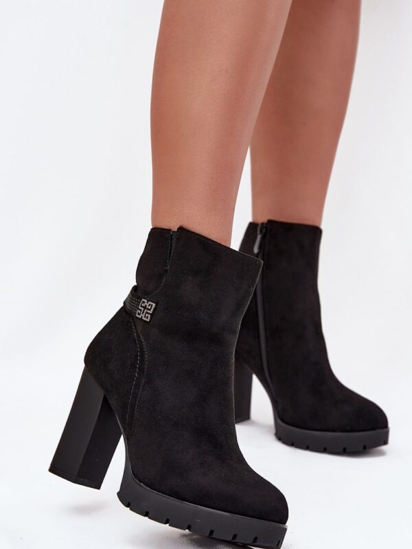 Botki Model Zayna 095 Black - Step in style