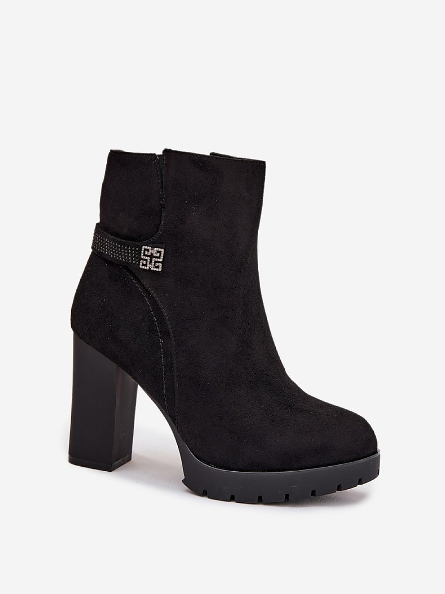 Botki Model Zayna 095 Black - Step in style - obrazek 2