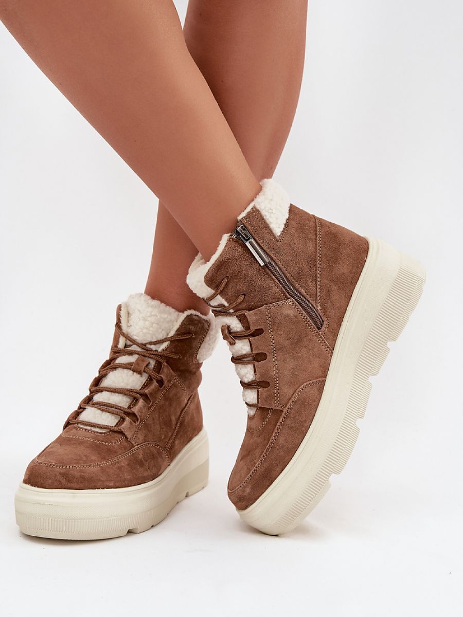 Śniegowce Model Vinceza 95354 Camel - Step in style - obrazek 3