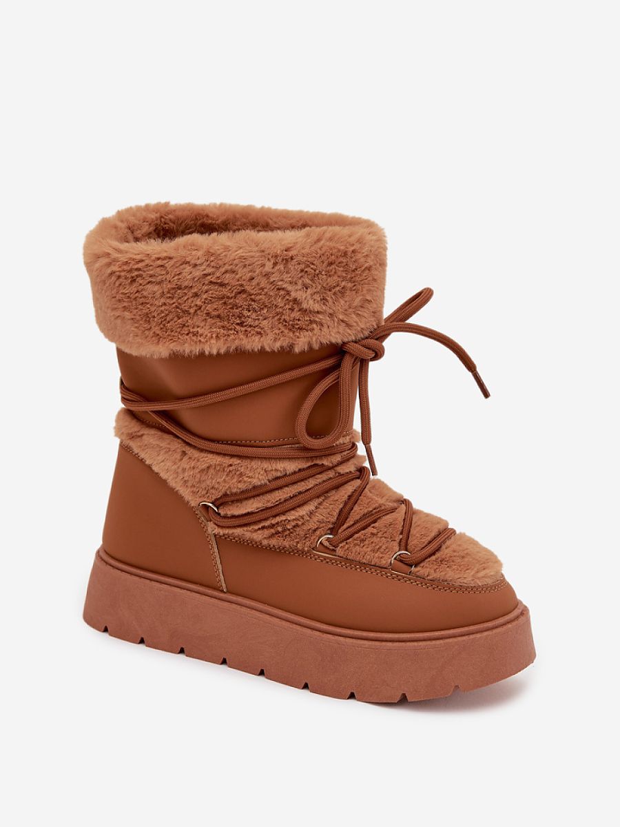 Śniegowce Model Marinna 6484 Camel - Step in style - obrazek 2