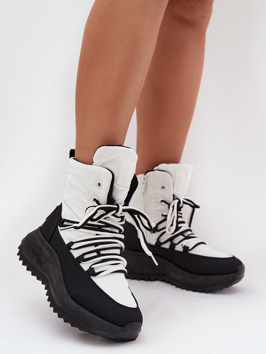 Śniegowce Model Big Star SS274060 White/Black - Step in style