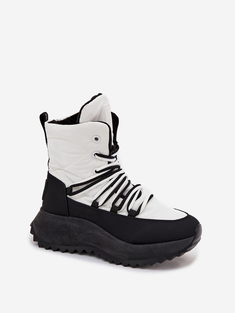 Śniegowce Model Big Star SS274060 White/Black - Step in style - obrazek 2