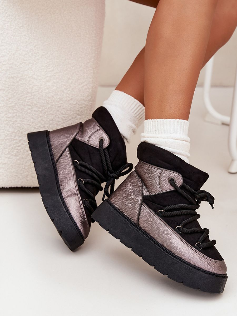 Śniegowce Model Xarina 6483 Black - Step in style - obrazek 3