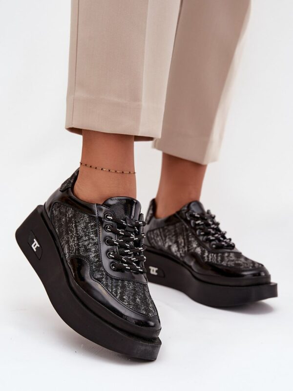 Półbuty Model Artiker 57C2043 Black/Silver - Step in style