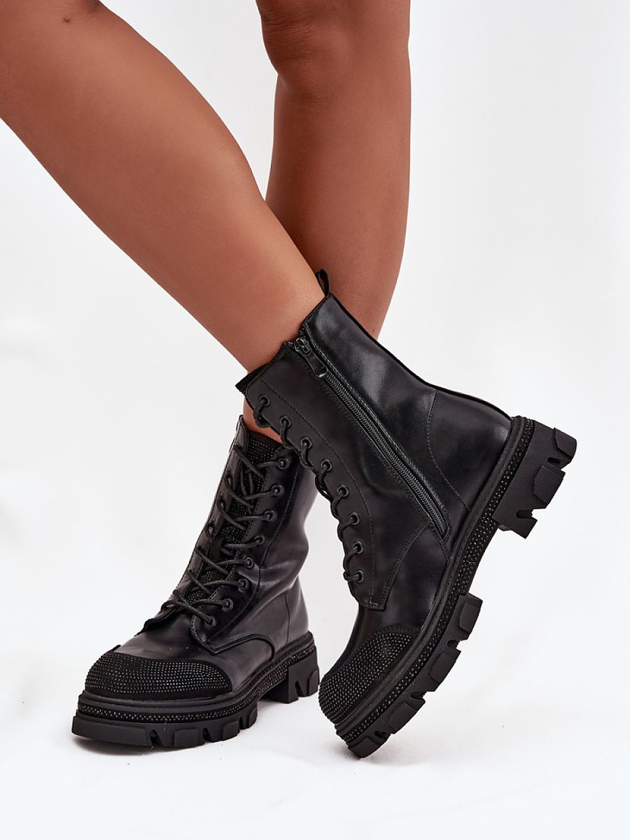 Workery Model S.Barski HY42-982 Black - Step in style - obrazek 3