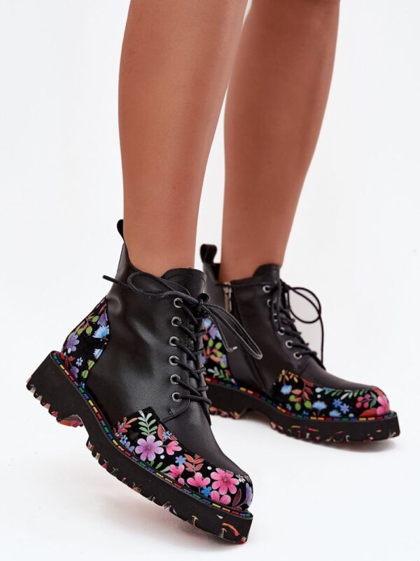 Botki Model Artiker 57C0180 Black - Step in style