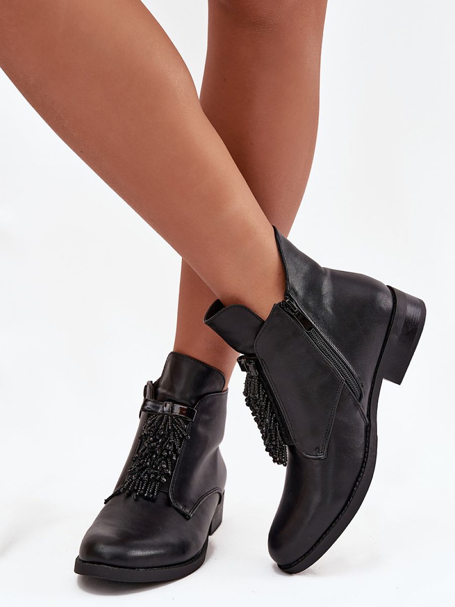 Botki Model S.Barski HY42-713 Black - Step in style - obrazek 3