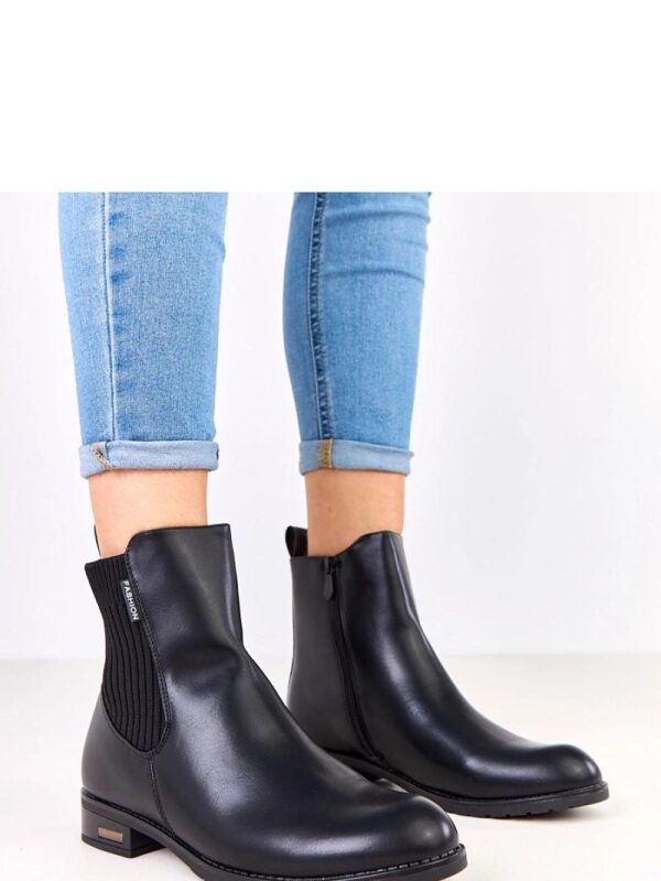 Botki Model Gres JL7312-1 Black - Solea