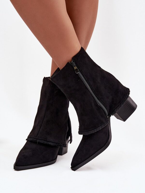 Botki Model Idalia OM283 Black - Step in style