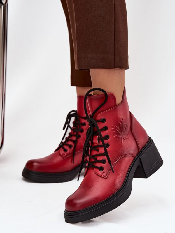 Botki Model Vinceza 39950 Red - Step in style