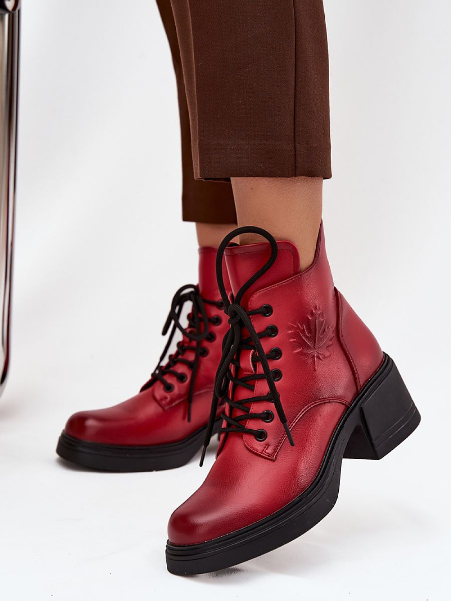 Botki Model Vinceza 39950 Red - Step in style