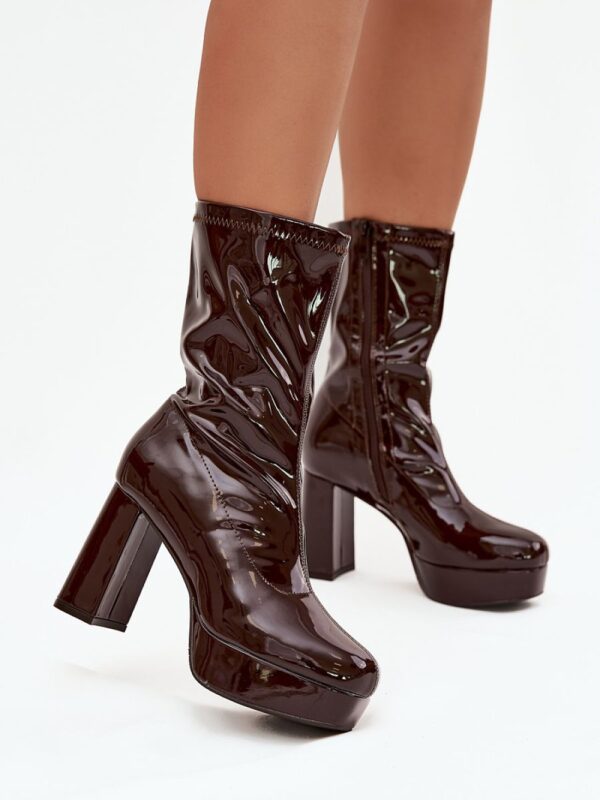 Botki Model Calvessa NS590P Czekolada - Step in style