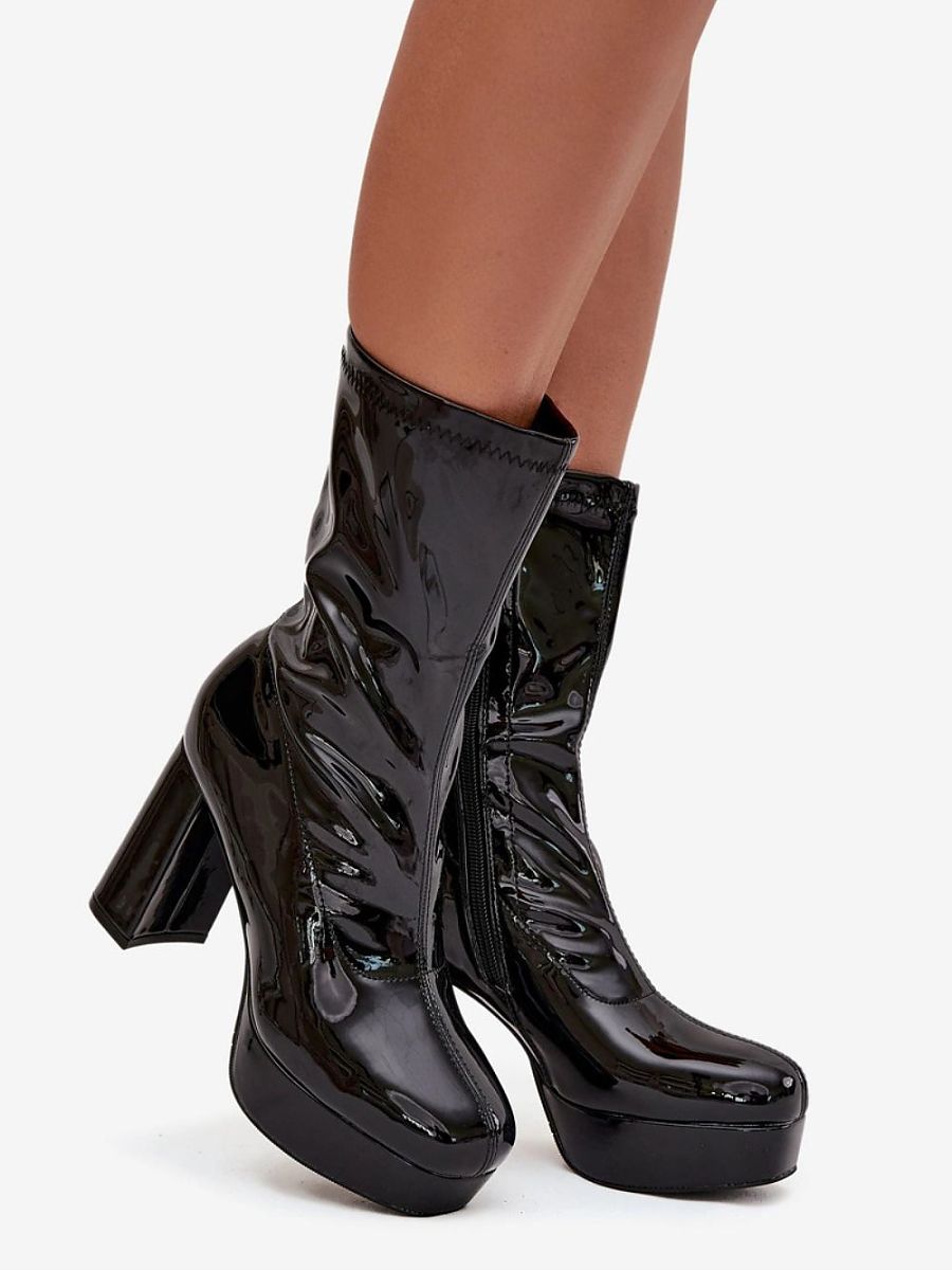 Botki Model Calvessa NS590P Black - Step in style - obrazek 3