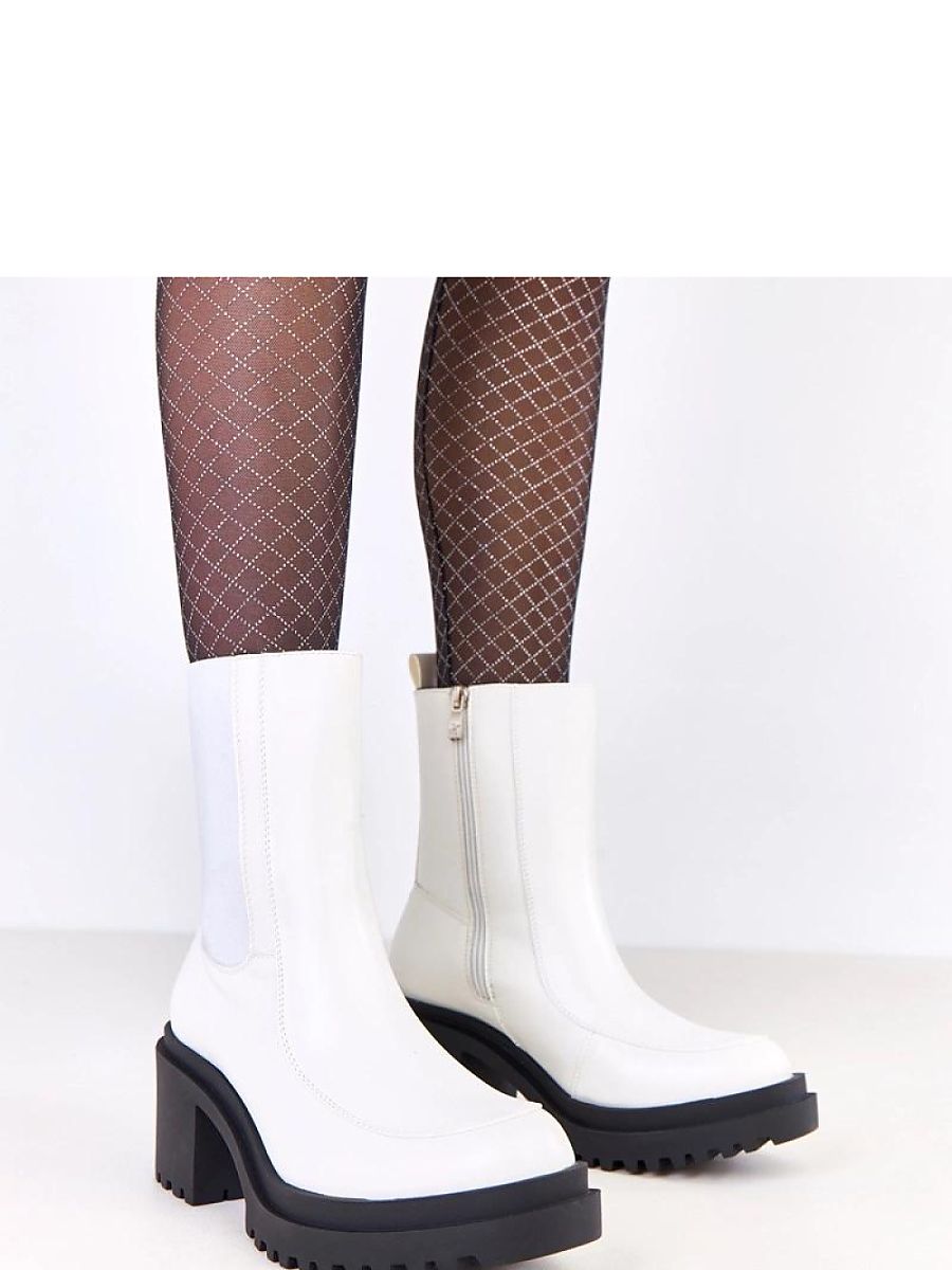 Botki Model Jarley D8901 White - Solea