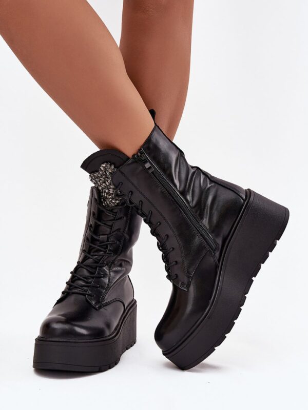 Botki Model Ulrika SFY2478-19 Black - Step in style