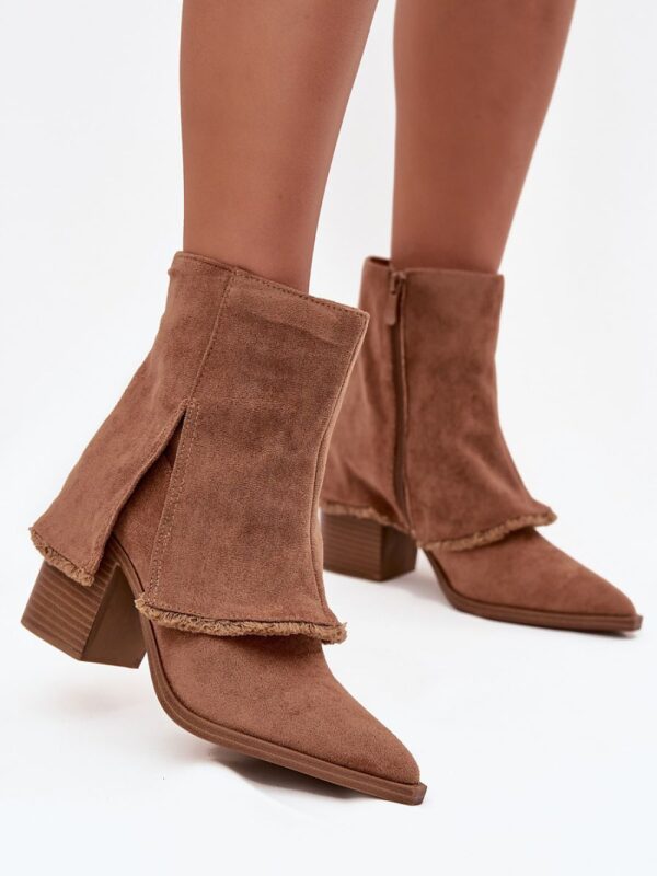 Botki Model Idalia OM283 Light Brown - Step in style