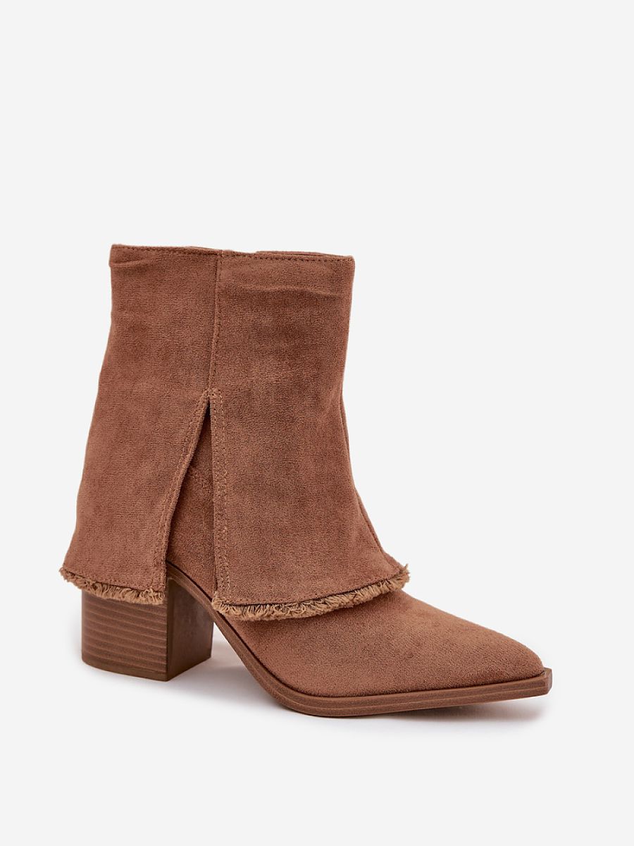 Botki Model Idalia OM283 Light Brown - Step in style - obrazek 2