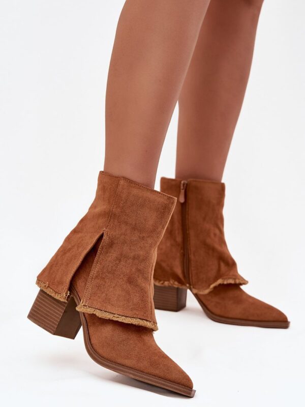 Botki Model Idalia OM283 Camel - Step in style