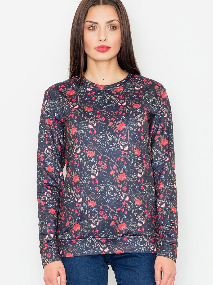 Bluza Damska Model M541 Wzór 59 Black - Figl