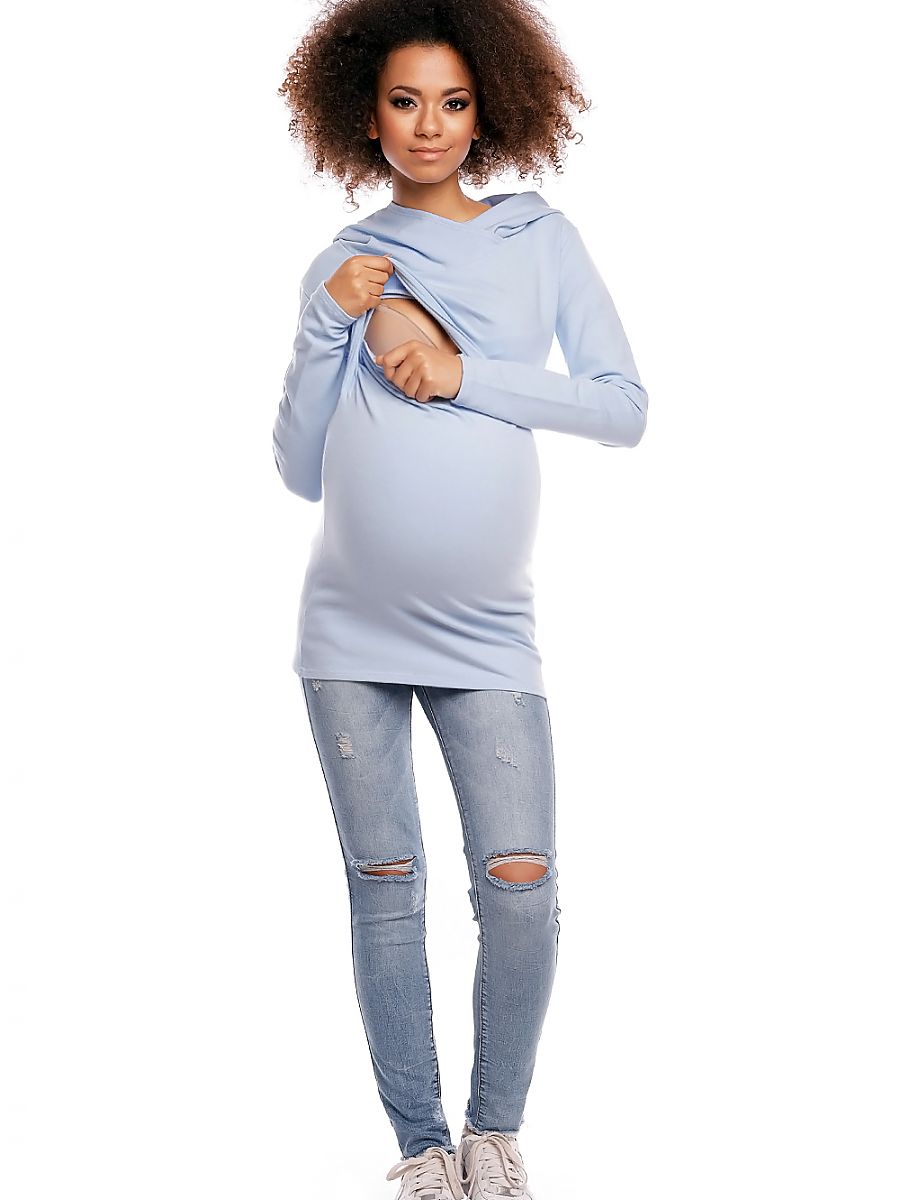 Bluza model 1473 Sky Blue - PeeKaBoo - obrazek 2