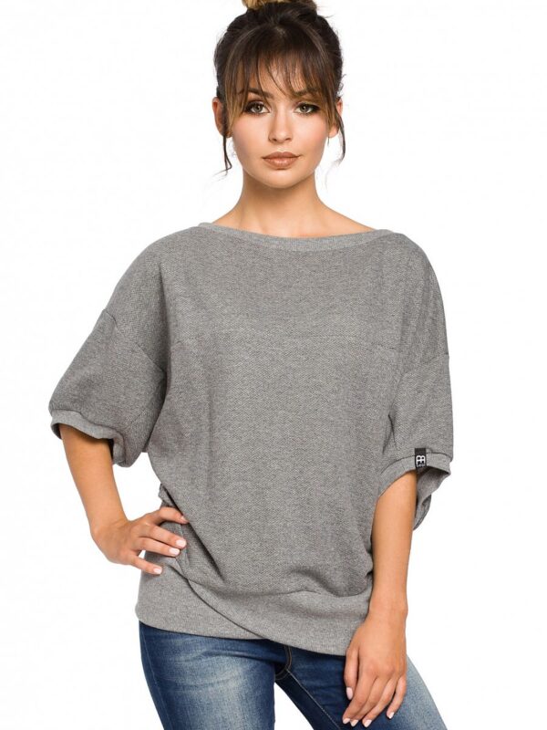 Bluza Damska Model B048 Grey - BeWear