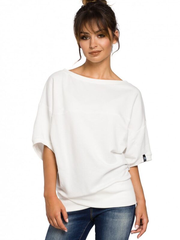 Bluza Damska Model B048 Ecru - BeWear