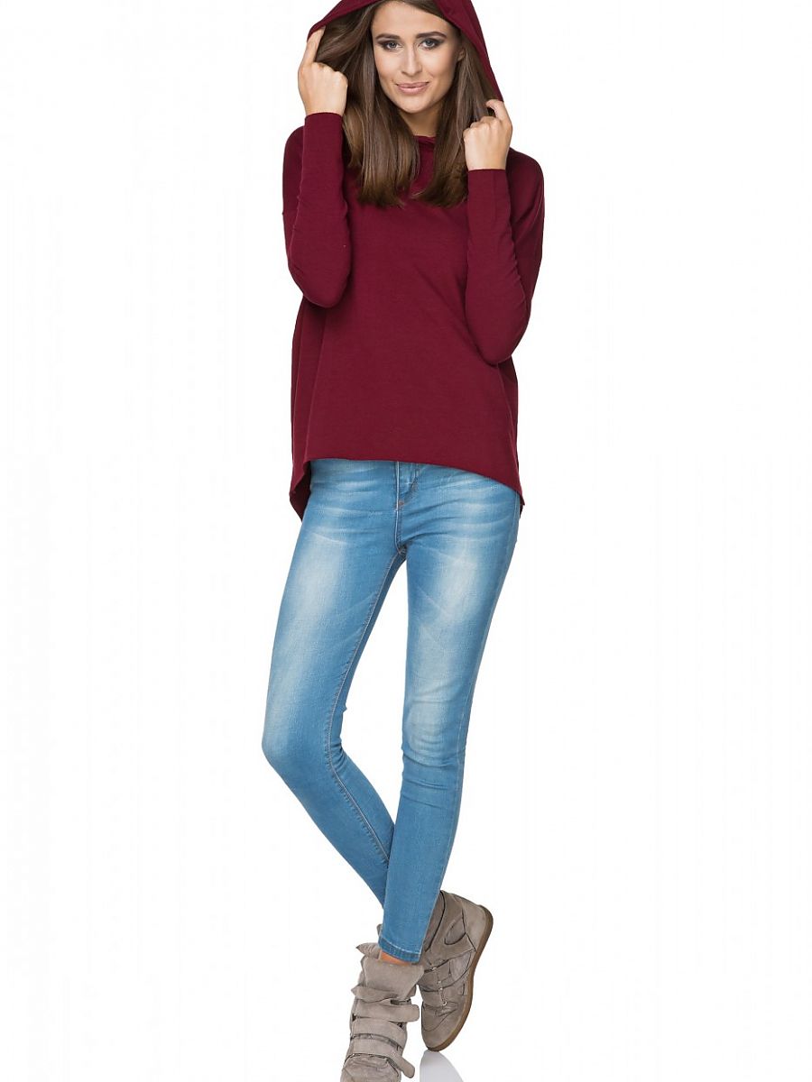 Bluza Damska Model T190/4 Bordo - Tessita - obrazek 2