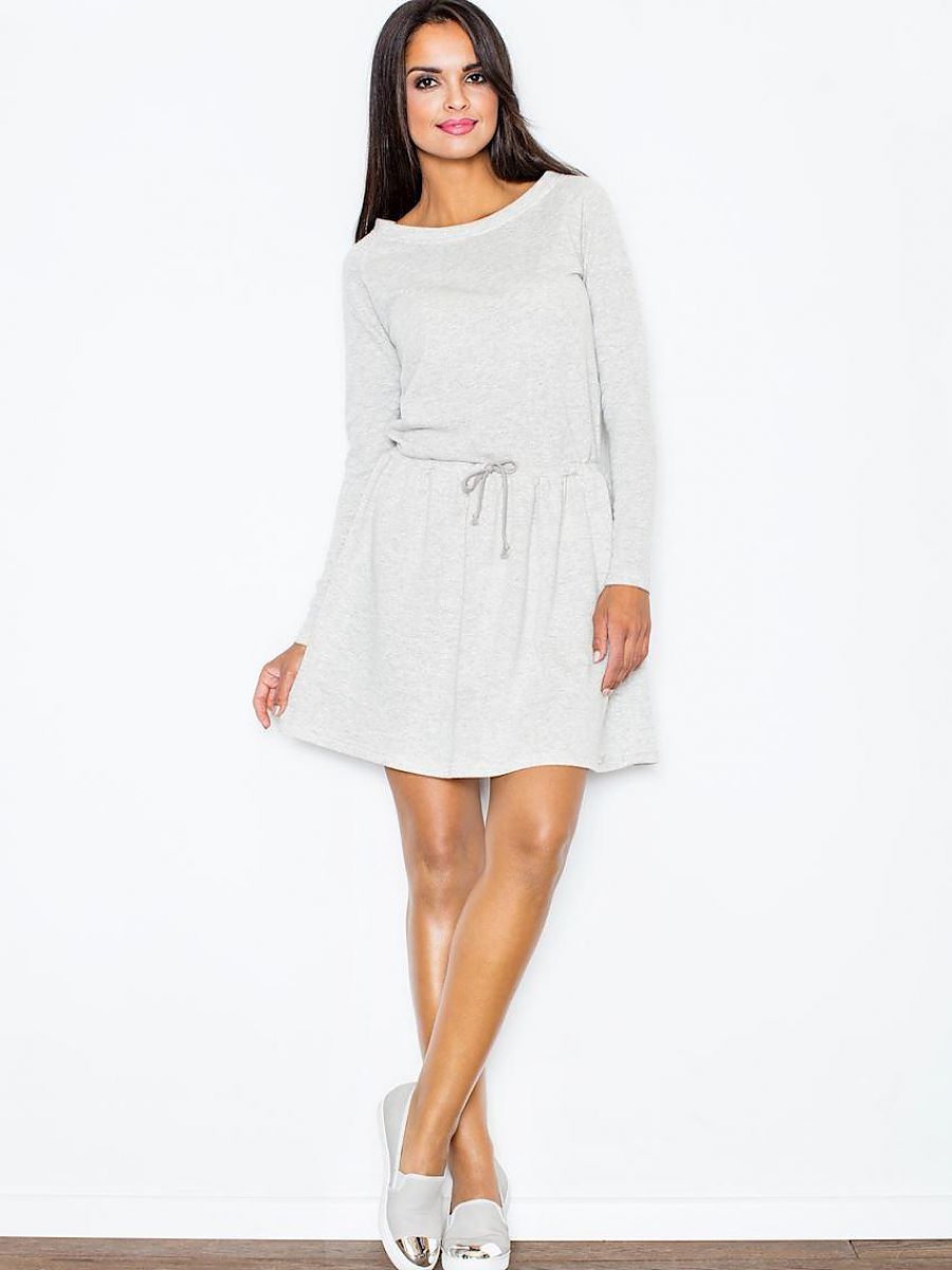 Sukienka Model 334 Light Grey - Figl