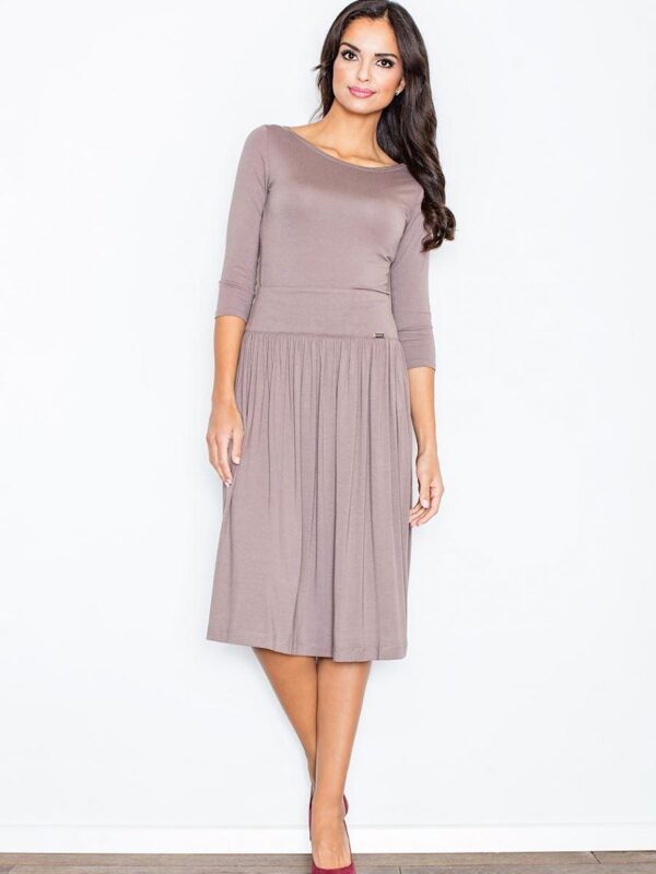 Sukienka Komplet Model 322 Brown - Figl