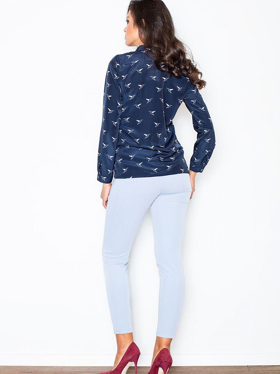 Spodnie Damskie Model 293 Blue - Figl - obrazek 2